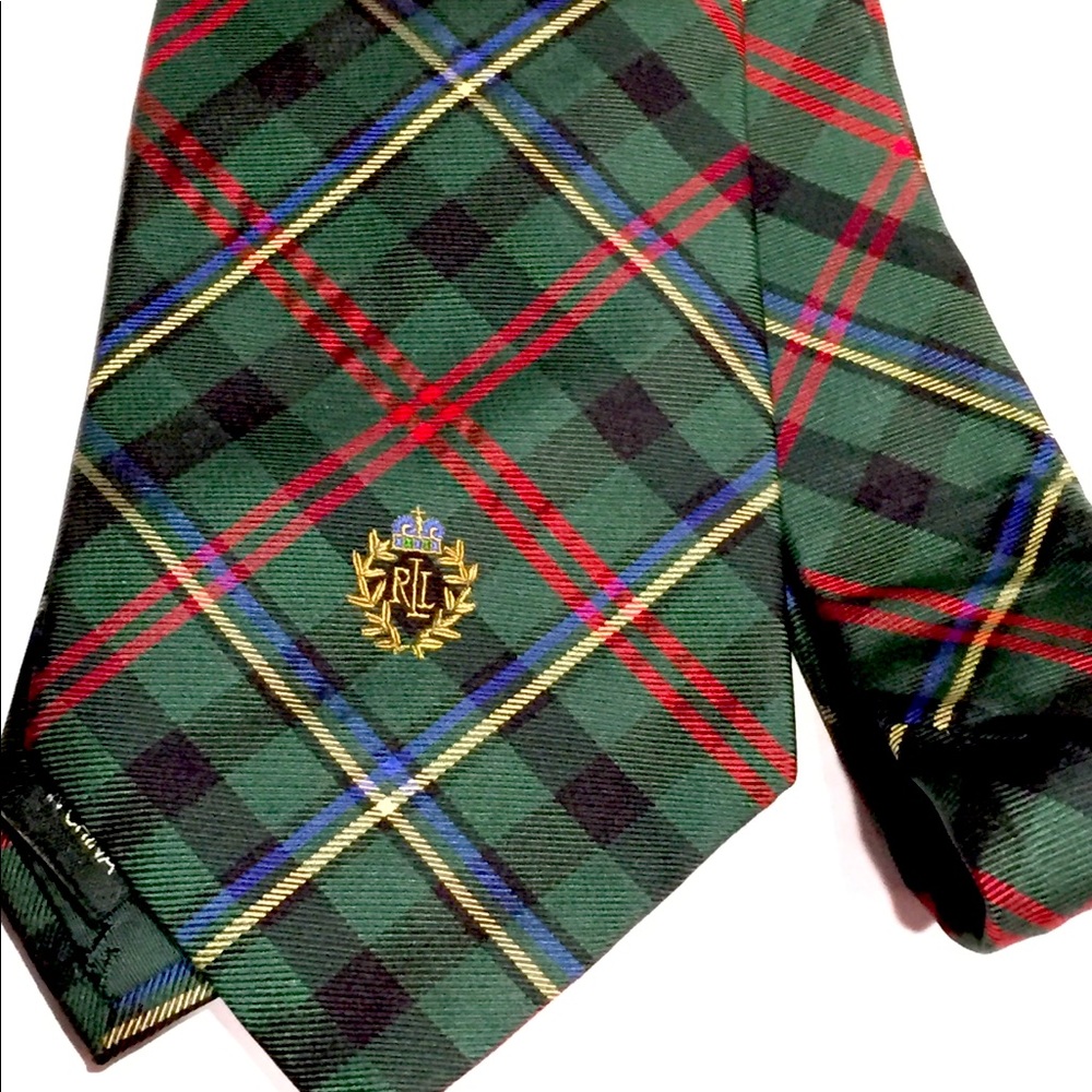Ralph Lauren Lauren plaid necktie